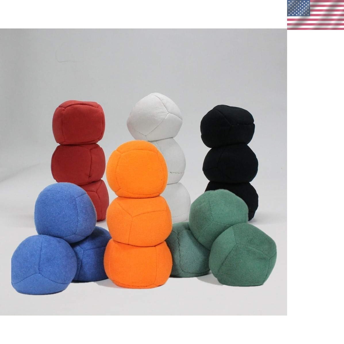 Technical Juggler's Choice - Zeekio Thud Balls, 3-Pack Lightweight Soft Balls