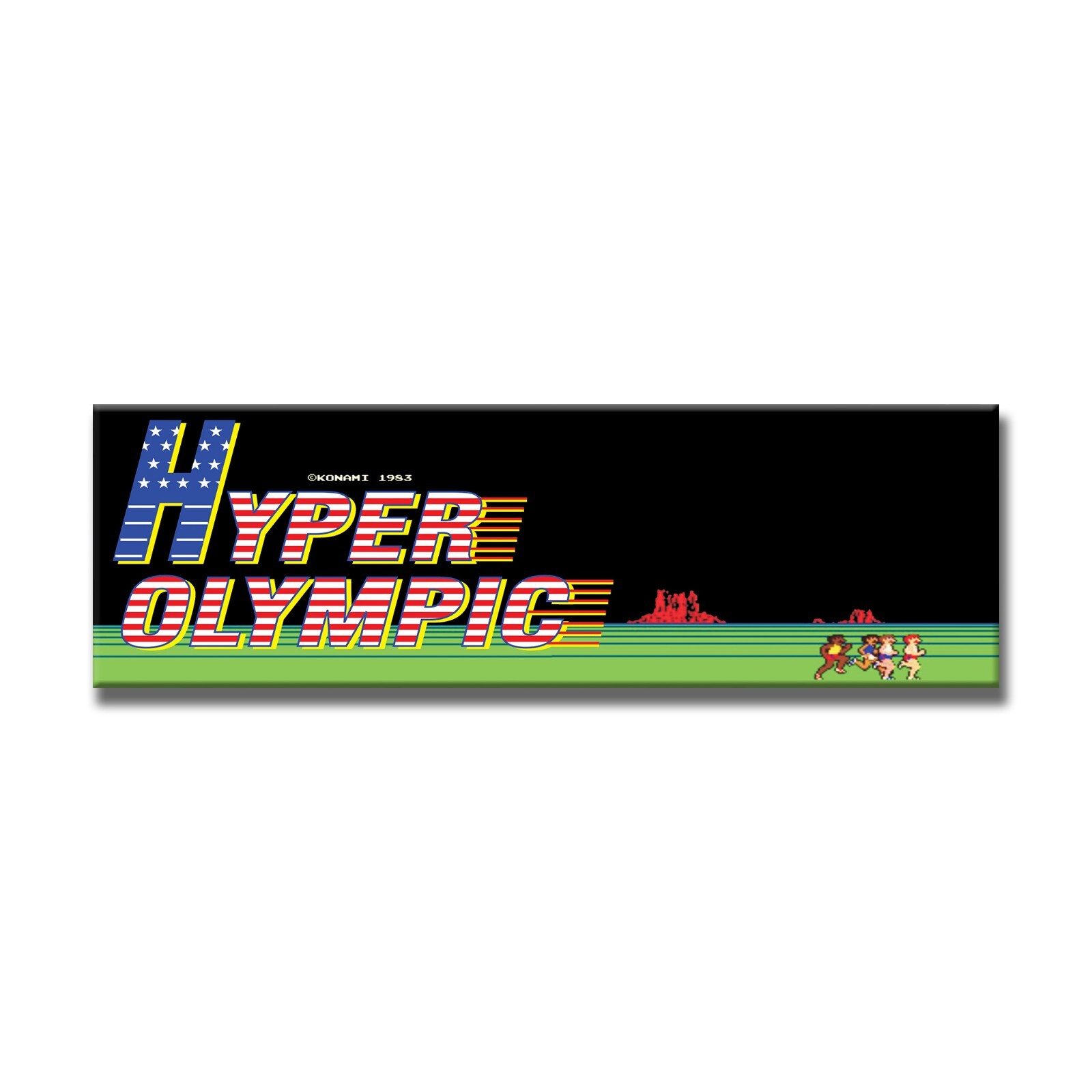 Hyper Olympic Premium Arcade Marquee For Restoration Backlit Sign Insert