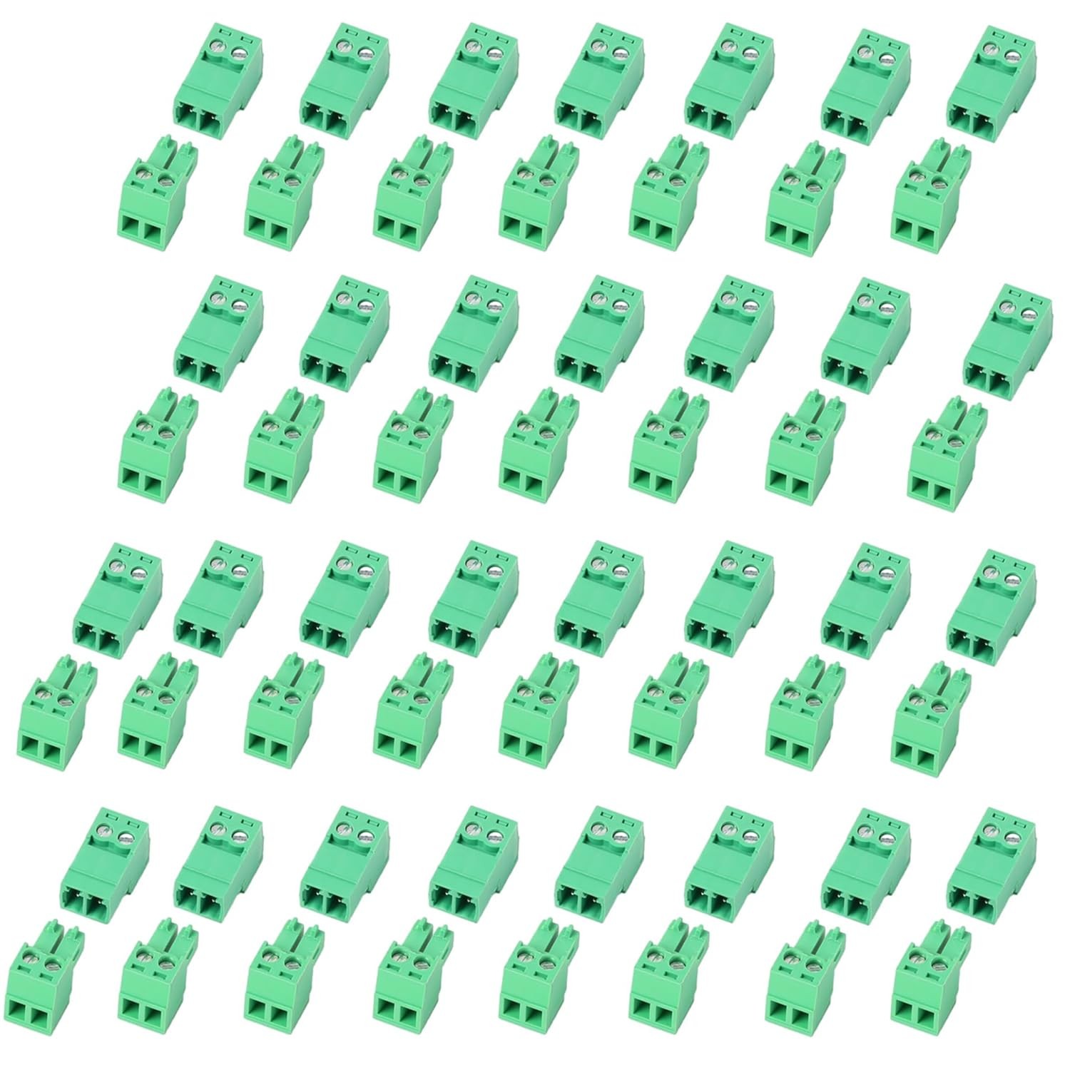 30 Set 2Pin 5.08mm Pitch PCB Mount Screw Terminal Block Phoenix Plug