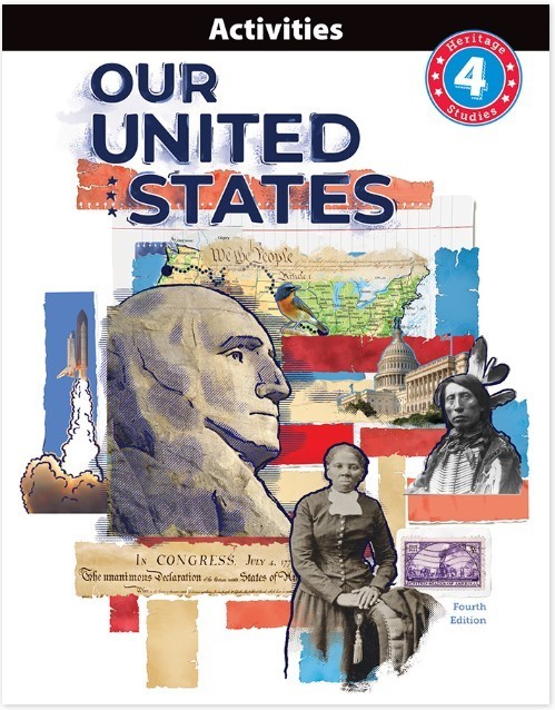 NEW BJU Press 4th grade HERITAGE STUDIES STUDENT ACTIVITIES book 4th Ed