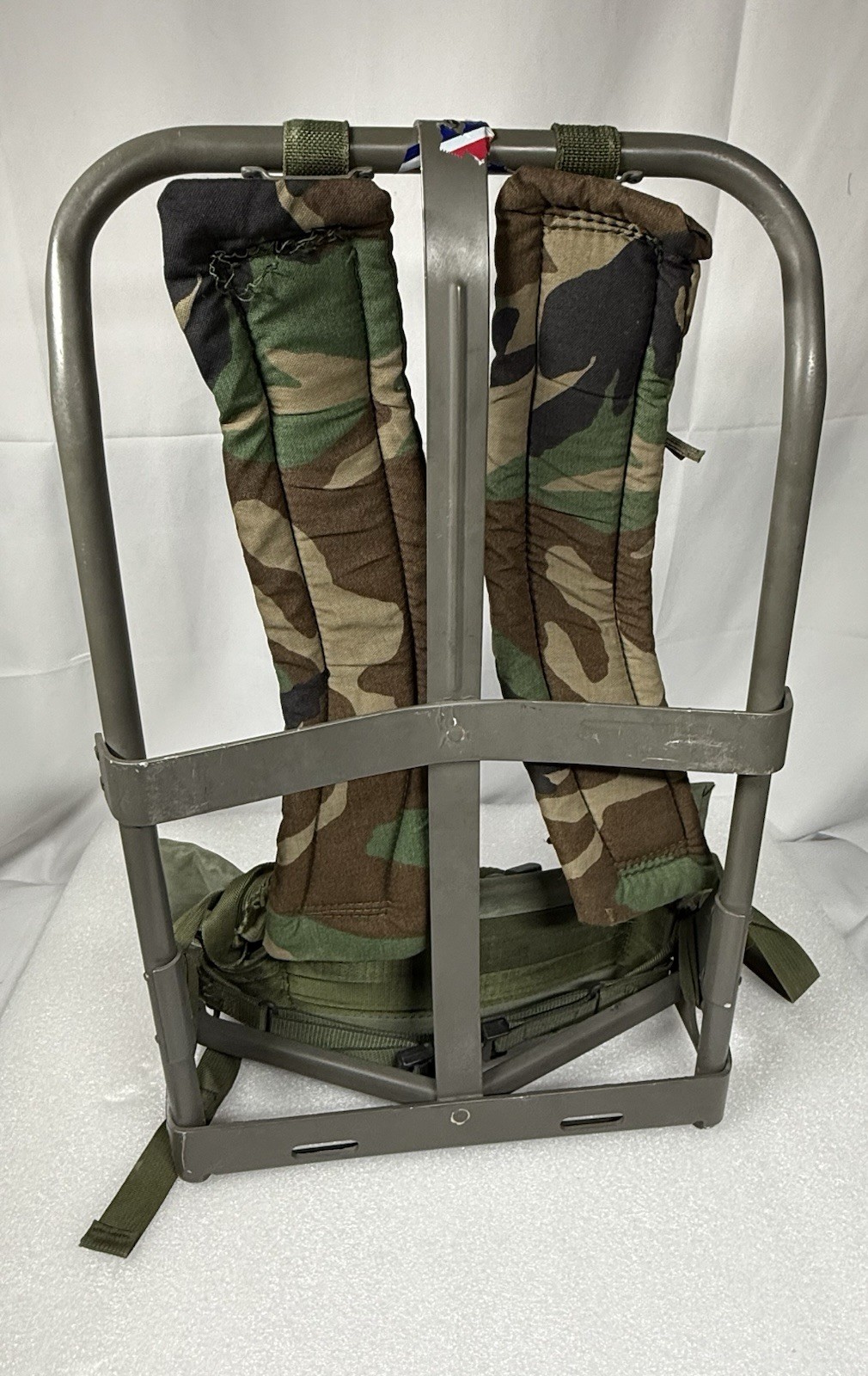 USGI Woodland Camo Alice Pack Frame  W/ Shoulder Straps, Waist Pad COMPLETE LC-2