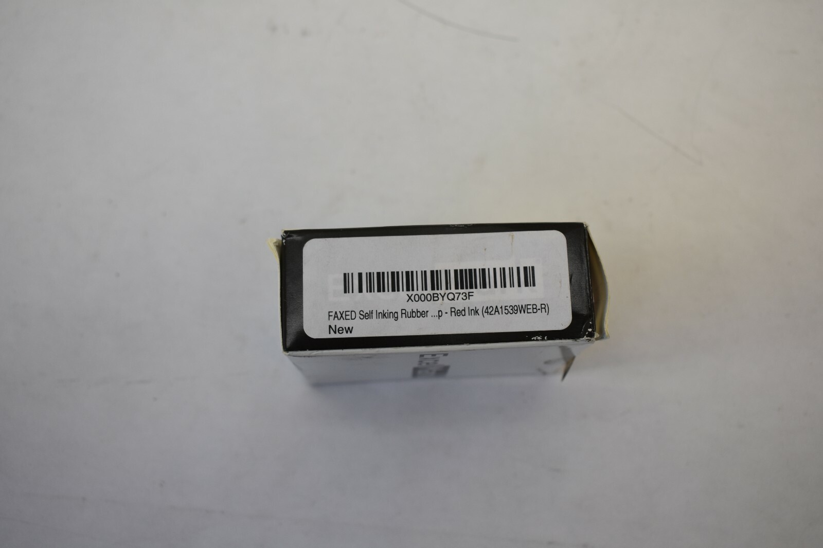 ExcelMark Faxed A-1539 Premier Self Inking Rubber Stamp Red Ink
