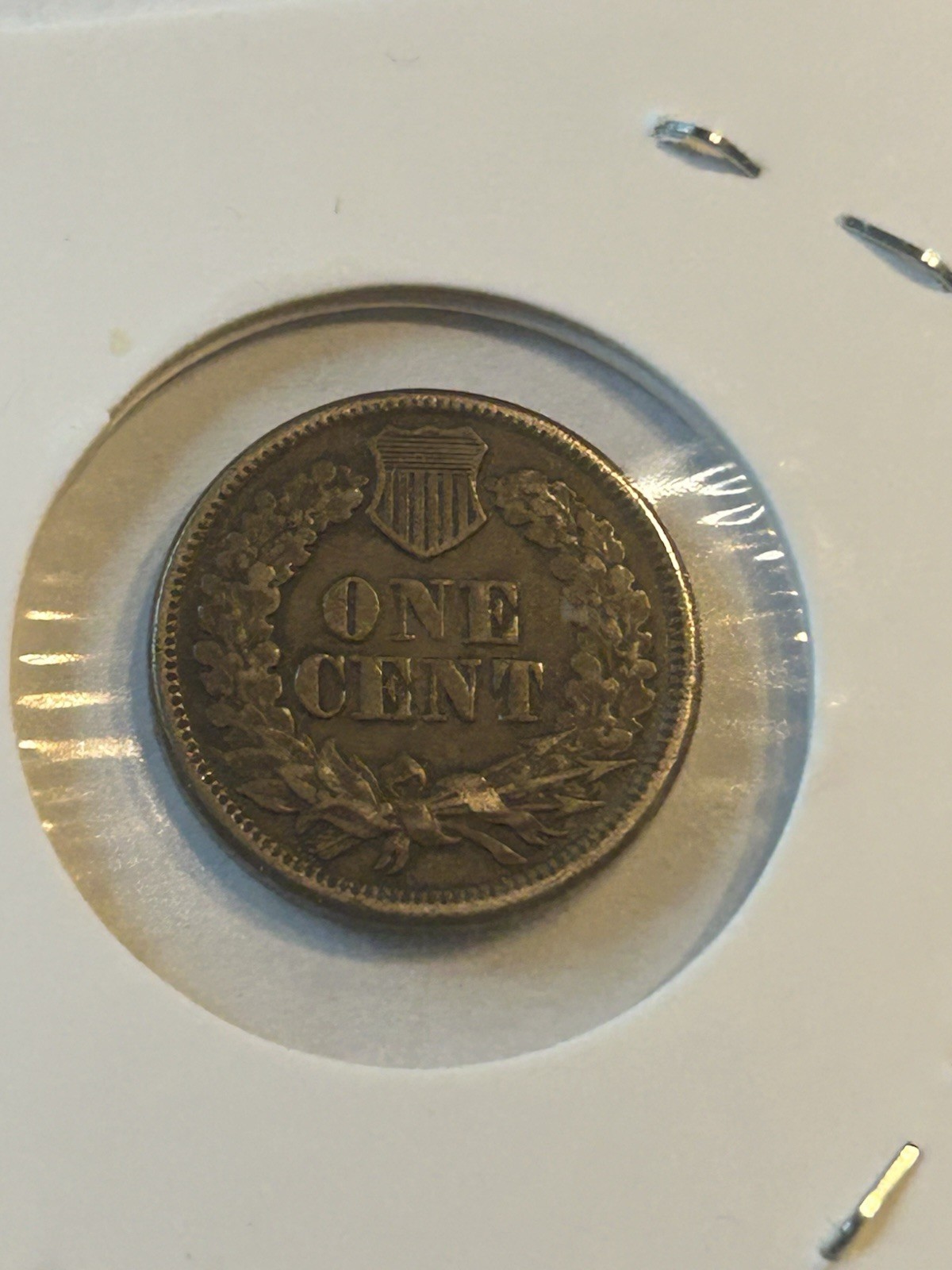 1863 Indian Cent VF