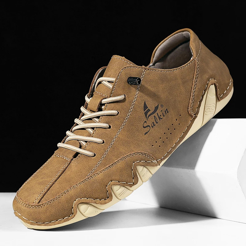 Men's Casual Shoes Sneakers Slip on Loafers Breathable Flats Driving Shoes
