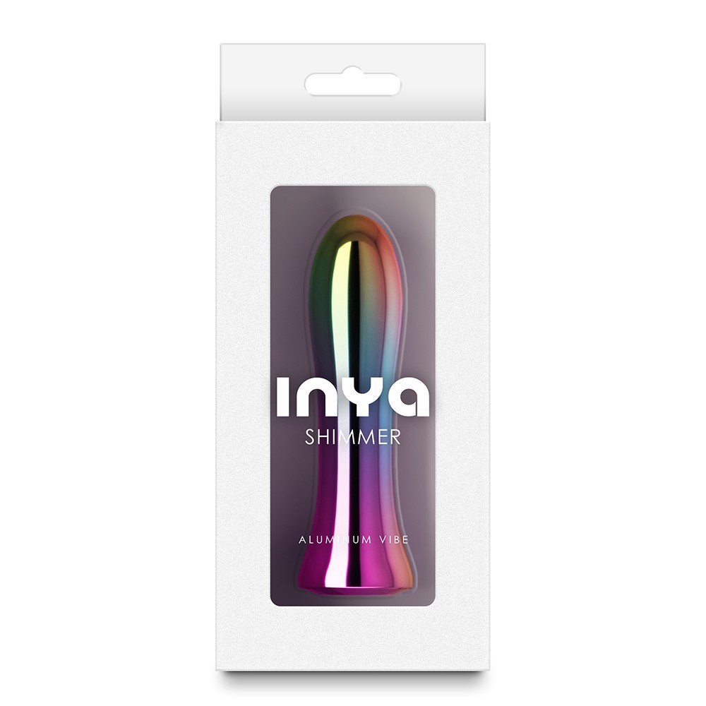 NS Novelties Inya Shimmer Rechargeable Metallic Vibrator Vibe Multicolor