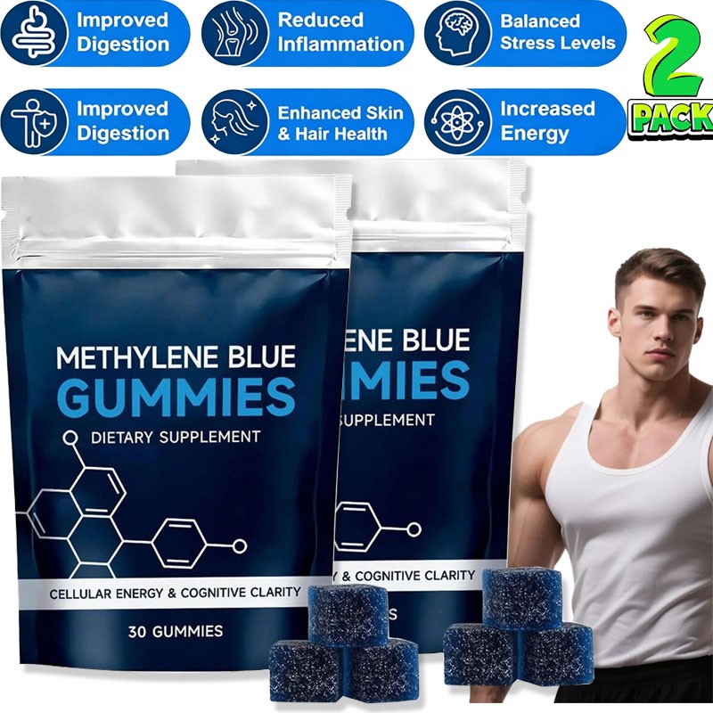 2 Pack MB Gummies, Cellular Energy & Cognitive Clarity, 30 Gummies US