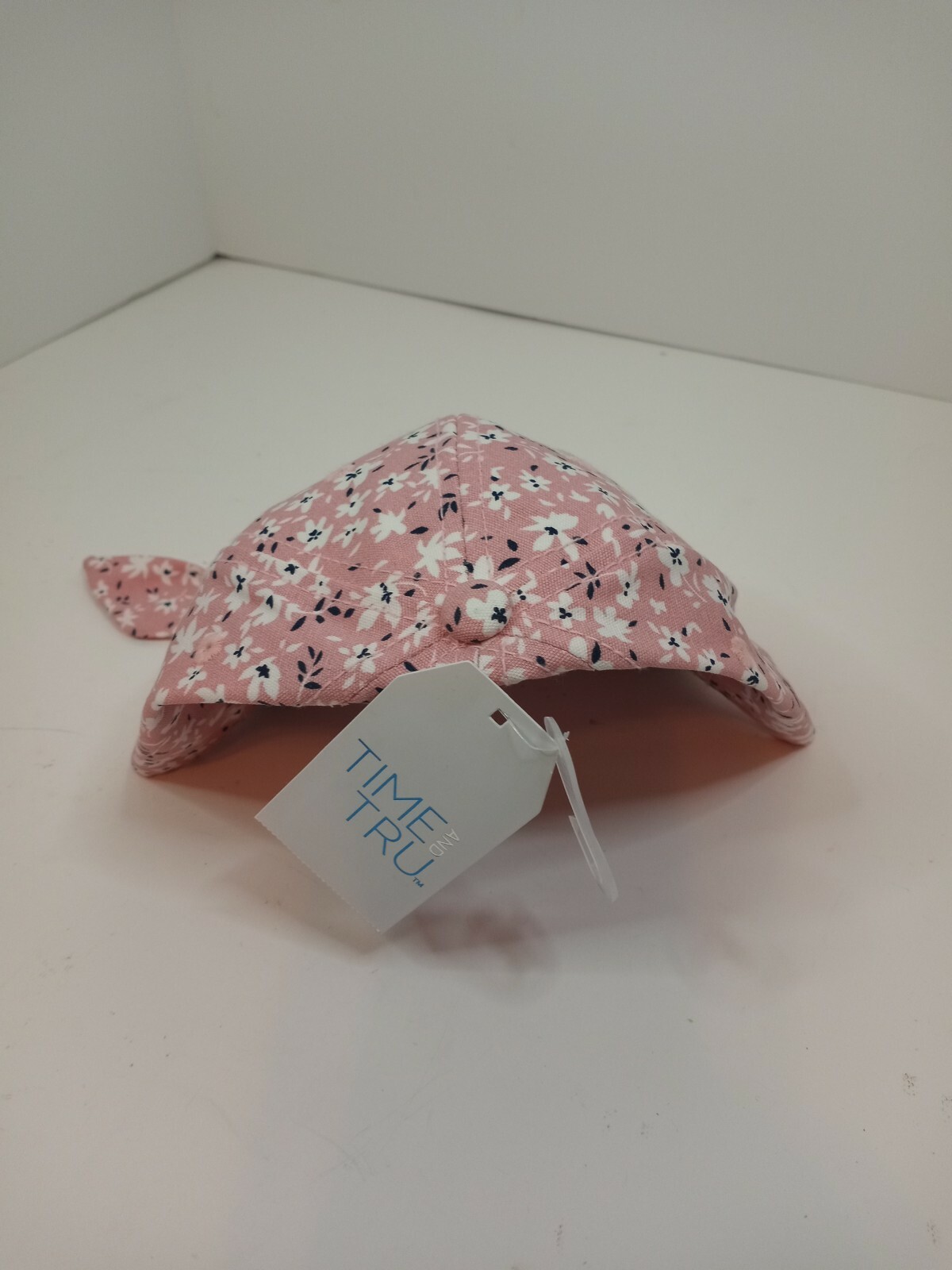 Time and Tru Ladies Floral "GOOD THINGS TAKE TIME" Hat w/ Adjustable Tie