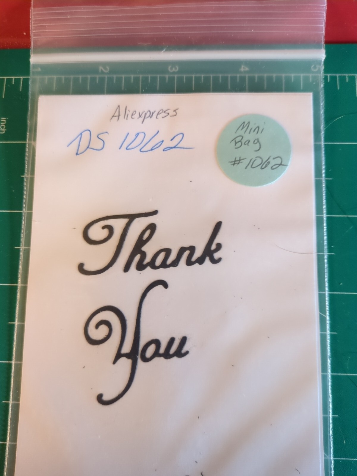 Used Thin Metal Die Cut Tool For Sizzix & Spellbinder 1062 Thank You Script
