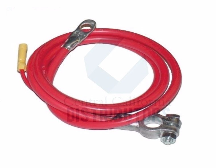 BATTERY CABLE POSITIVE SIDE 53" TO STARTER VOLKSWAGEN TYPE2 BUS GHIA 211971228S