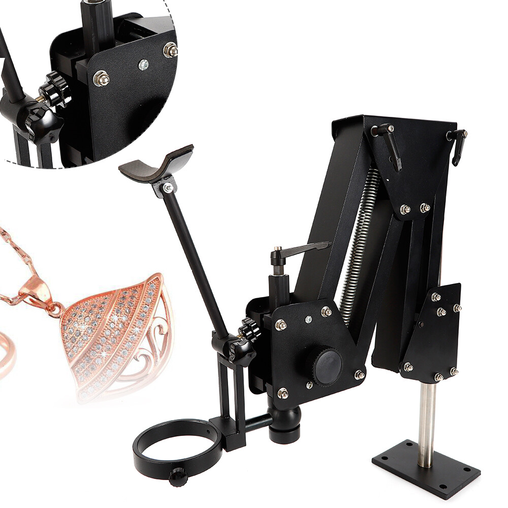 Microscope Stand Multi-directional Jewelry Inlaid Stand for Micro-setting Tool!