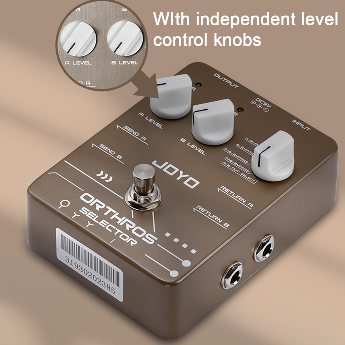 JOYO Loop Guitar Effect Pedal 6 Looping Modes 2 Line Loop Multiple Output Effect