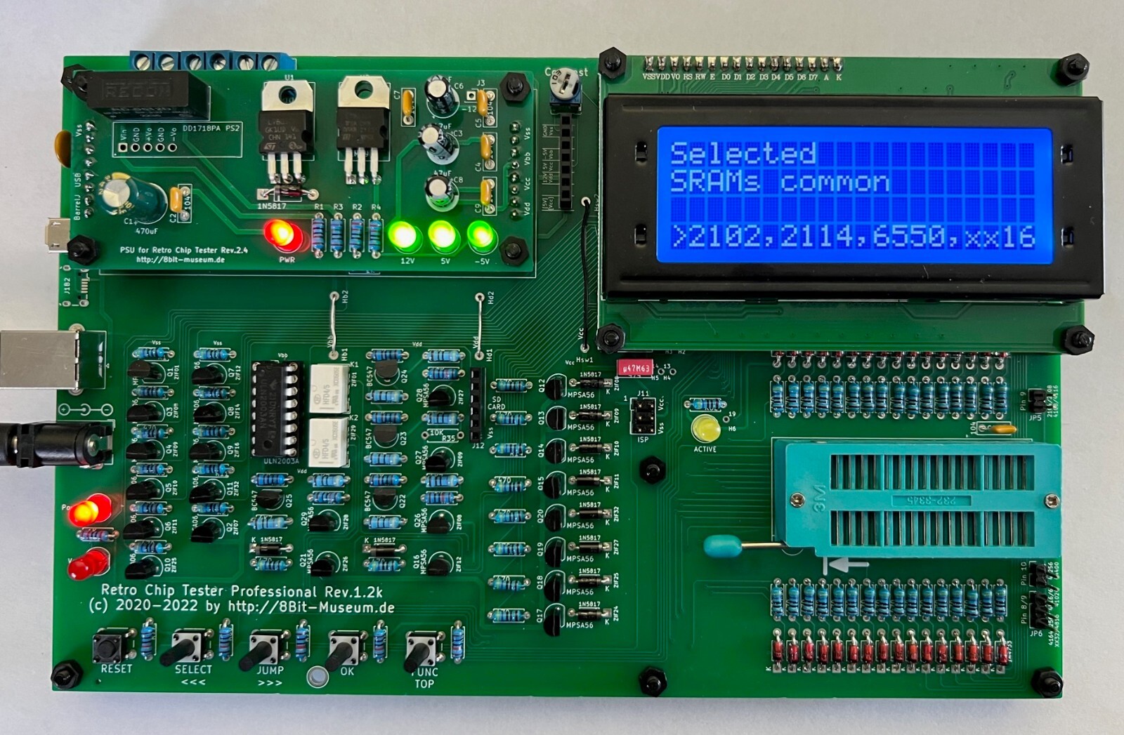 Retro Chip Tester Professional - IC Integrated Circuit Tester Pro