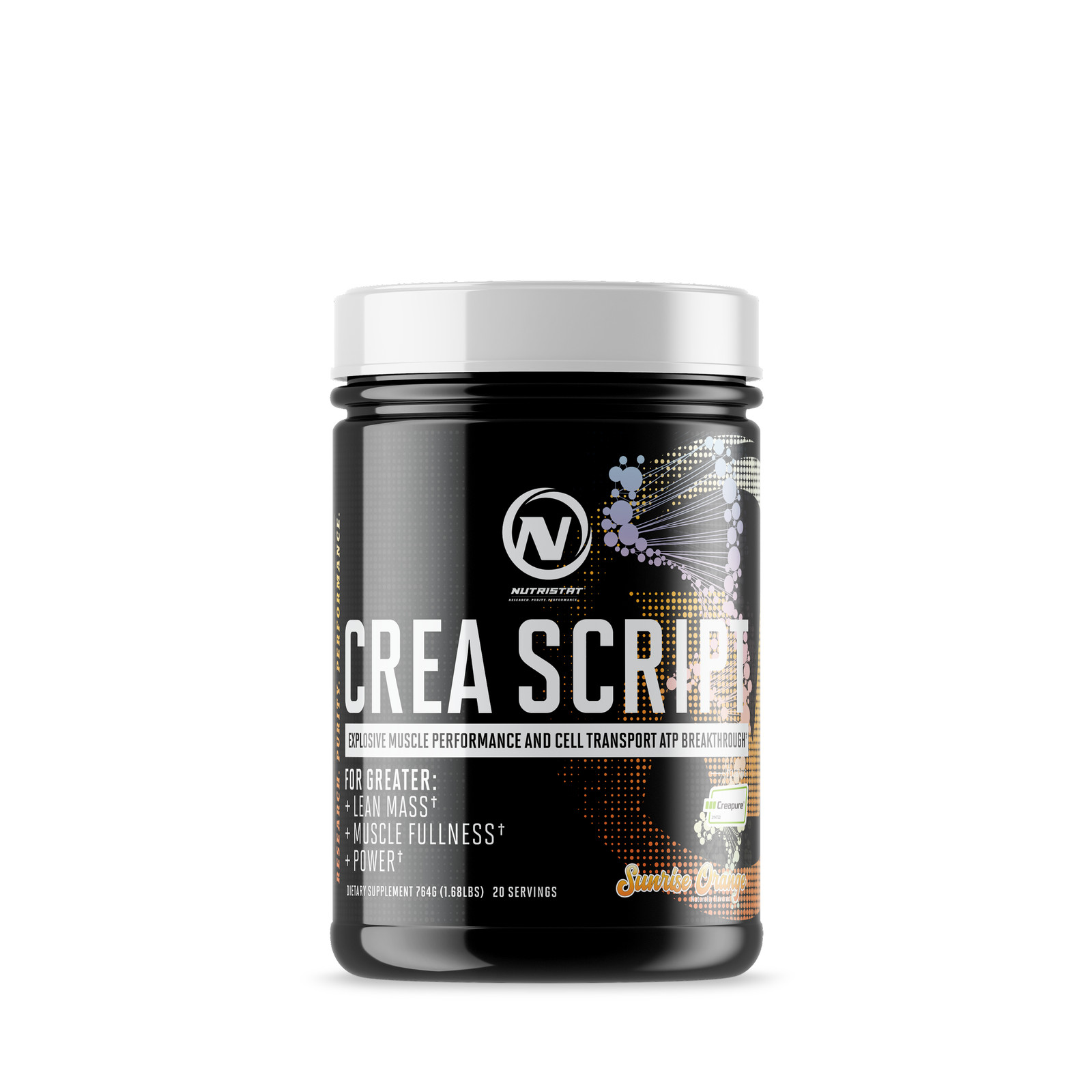 Nutristat CREA SCRIPT® Strength & Body Muscle Builder with true CREAPURE®