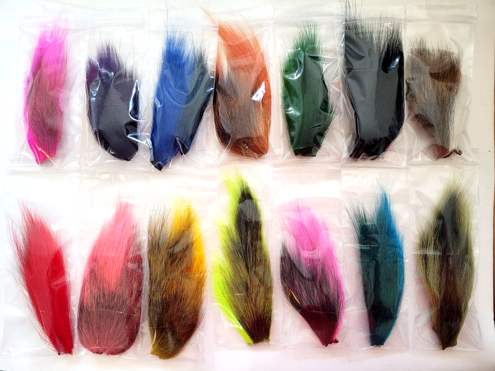 BUCKTAIL COMBO PACK - 6 COLORS - CUSTOM COMBOS - Fly Tying Material - Jig - NEW!