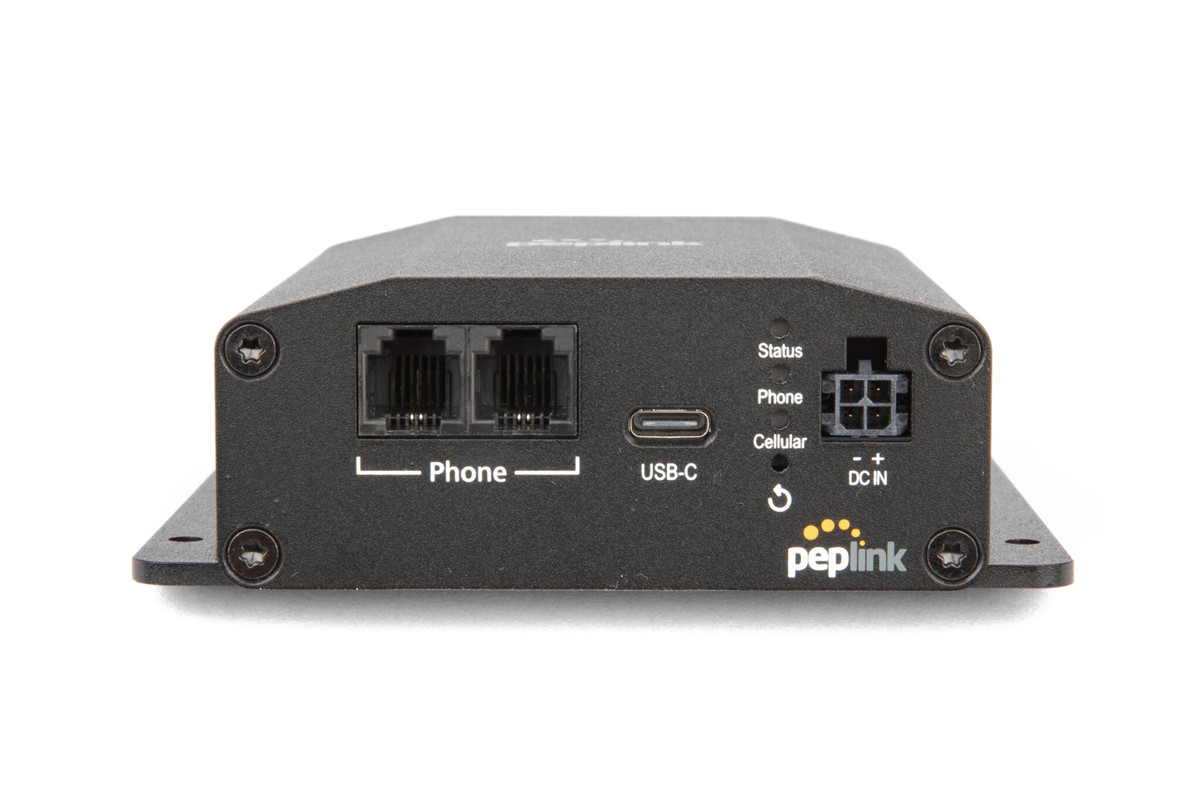 Peplink POTS Adapter Convert Plain Old Telephone System TO VoLTE - DC Cable