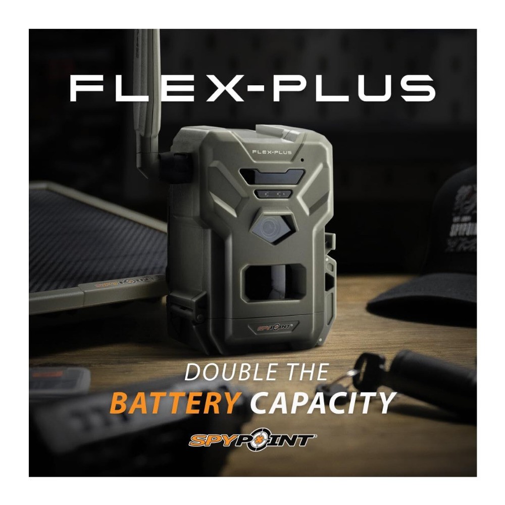 Spypoint Flex-Plus Cellular Trail Camera MicroSD Card Reader Bundle