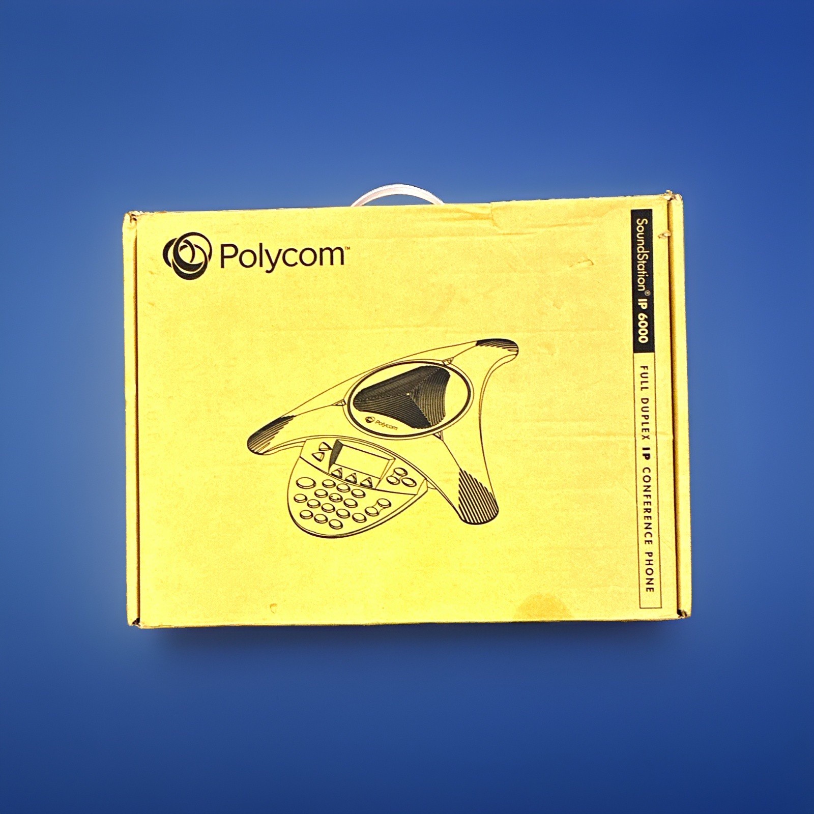 Polycom SoundStation IP 6000 Full Duplex Audio Conferencing IP Phone