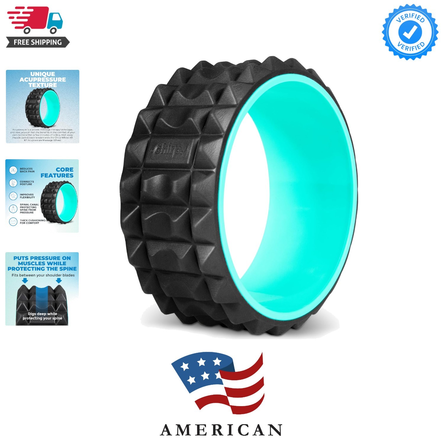 Wheel XR Acupressure - Back Relief & Muscle Relaxation, Stress Melting, Targe...