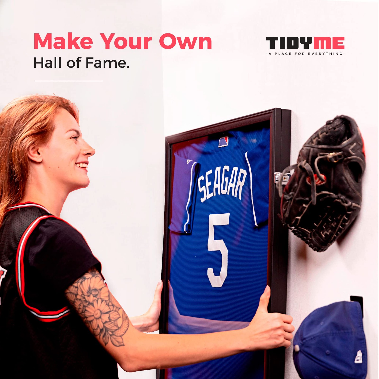 2-Pack Jersey Frame Display Cases – Double Pack, Black-case & Silver-locks