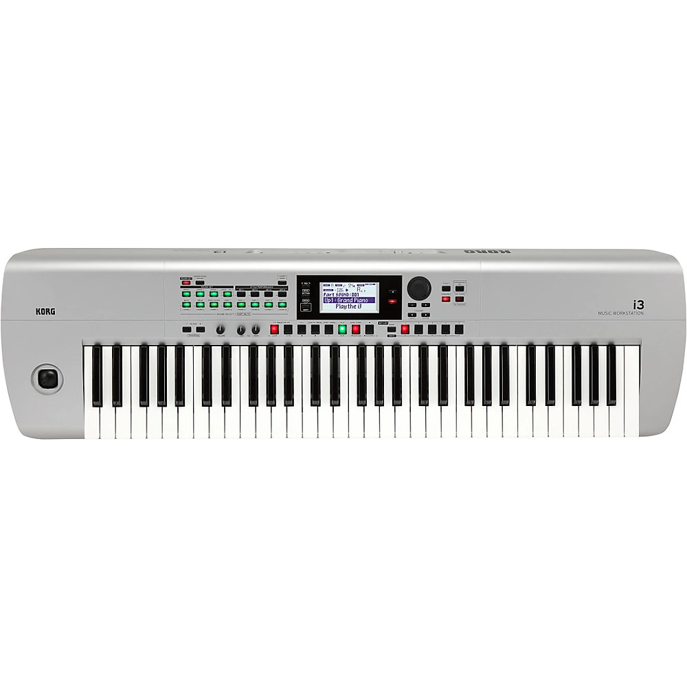 Korg i3 66-Key Music Workstation Silver