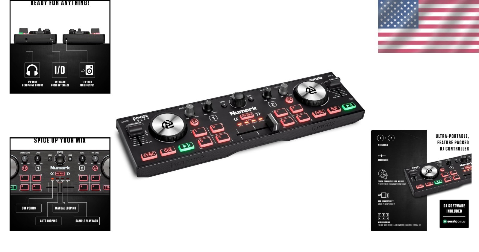 Touch-Sensitive DJ Controller for Mac & Windows