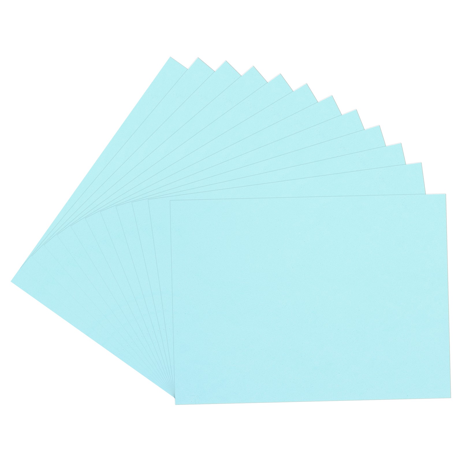 Light Blue EVA Foam Sheets 7.9x5.9 in 2mm Thickness for Crafts DIY, 12 Pcs