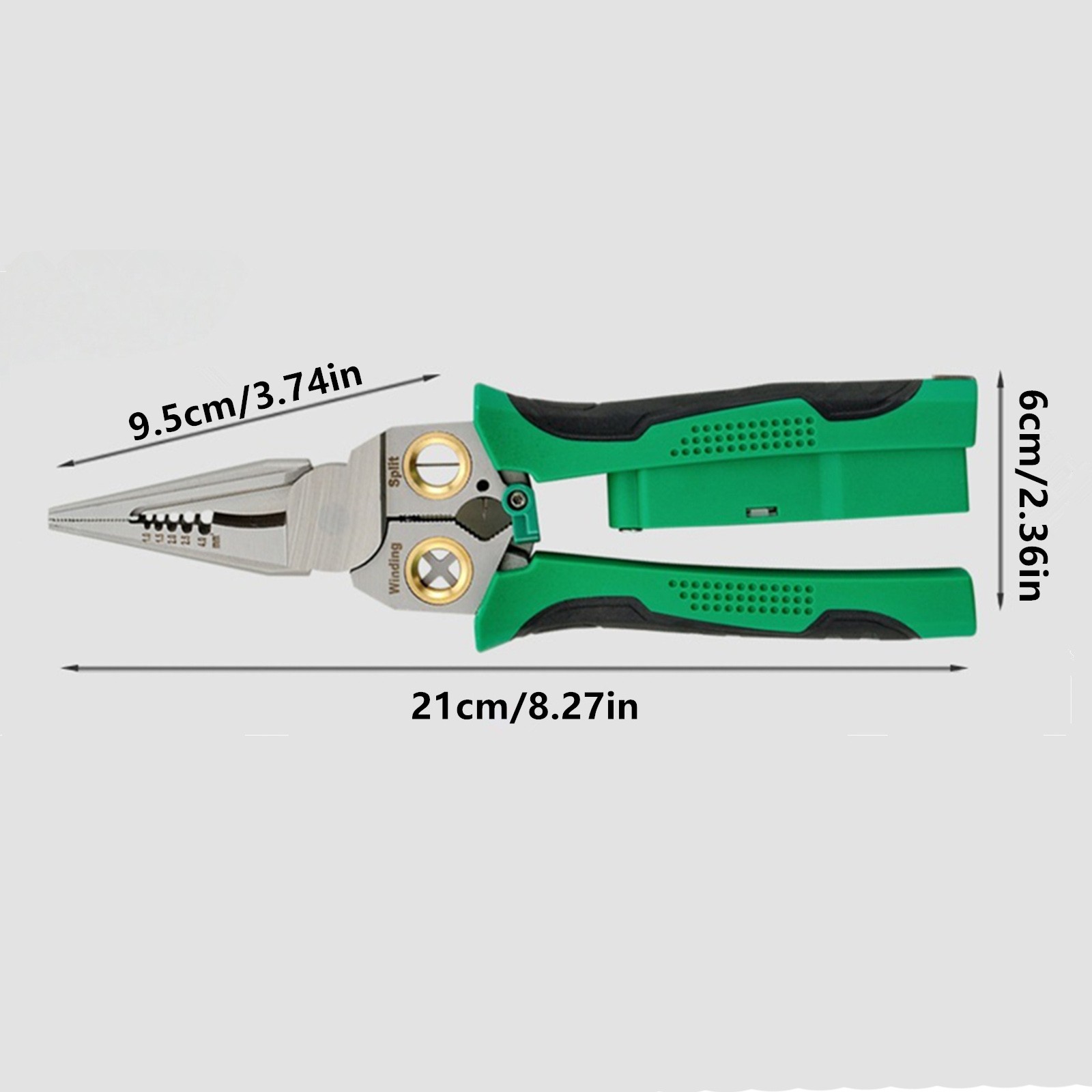 8-in-1 Professional Wire Stripper Tool /w Voltage Tester for Electrical Projects