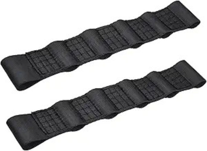 SUV Door Straps, Adjustable Door Limiting Check Straps, Black, 2-Pack, 1000 Lb L