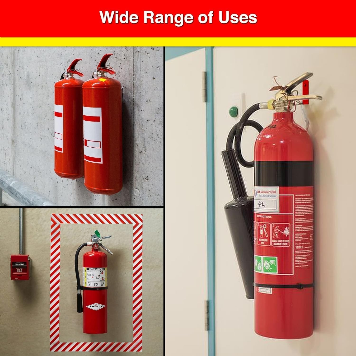 Universal Fire Extinguisher Bracket, Fire Extinguisher Mounts & Brackets (L H...