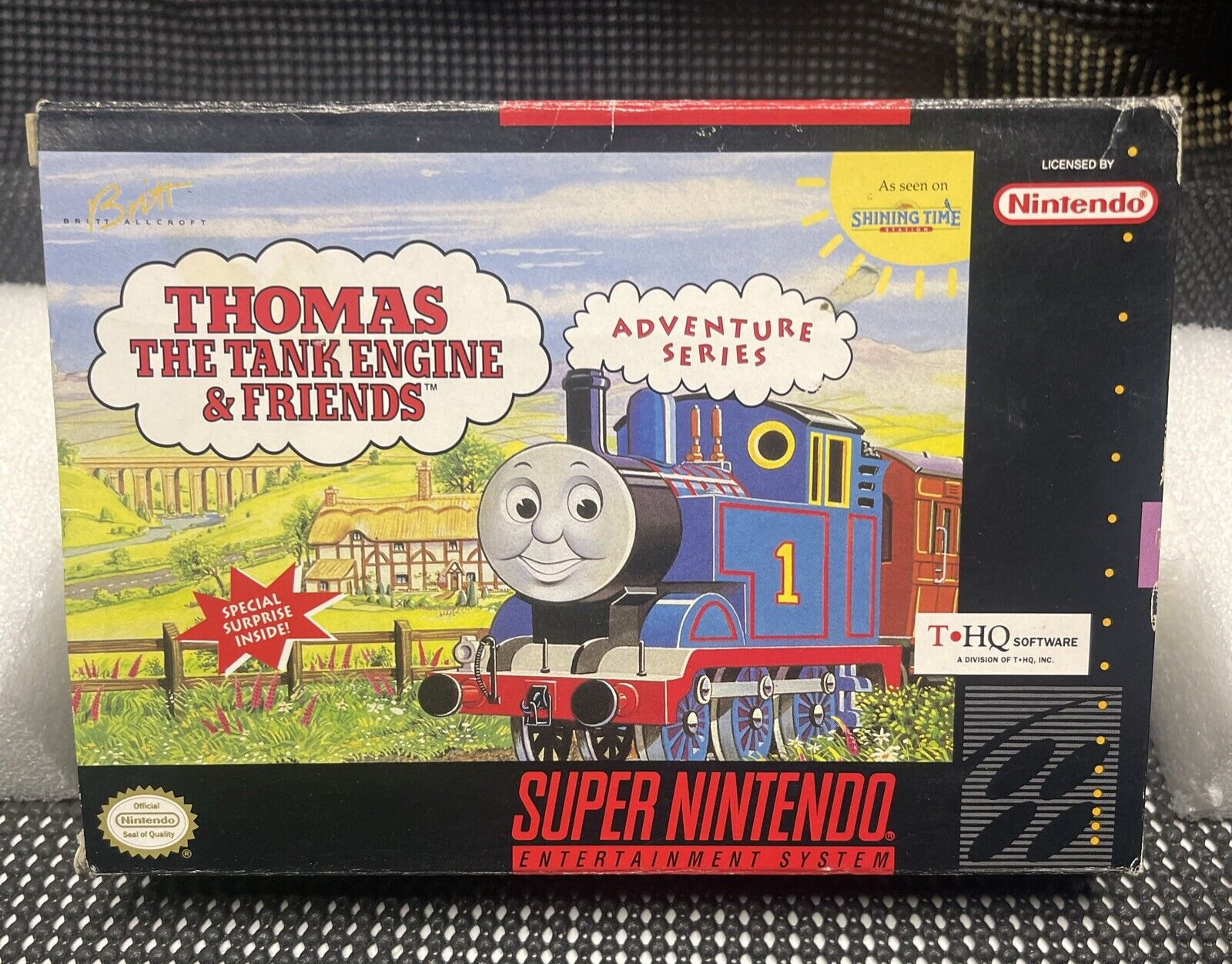 Thomas The Tank Engine ￼Friends * Snes Box Only * Super Nintendo Original box