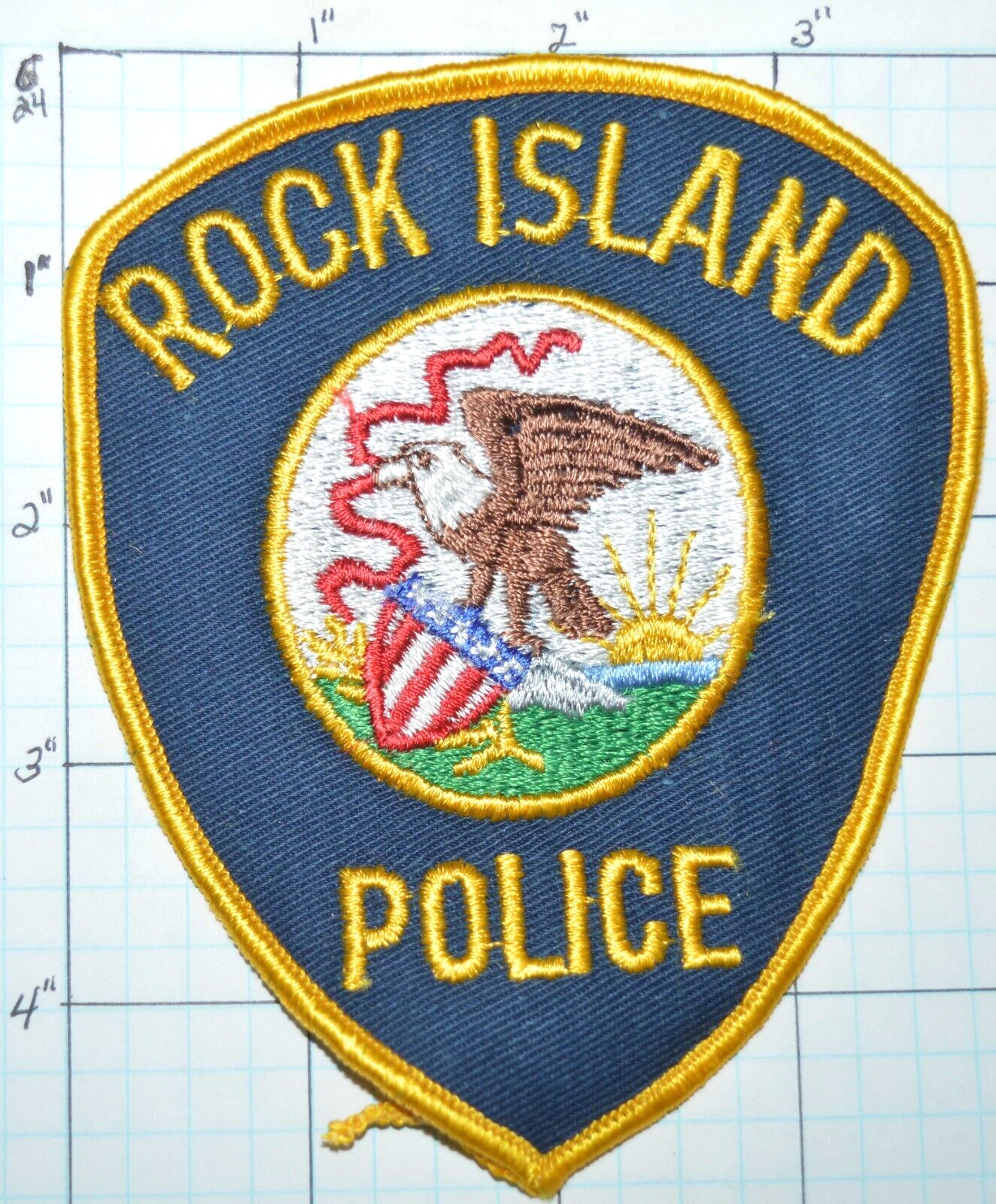 ILLINOIS, ROCK ISLAND POLICE DEPT PATCH