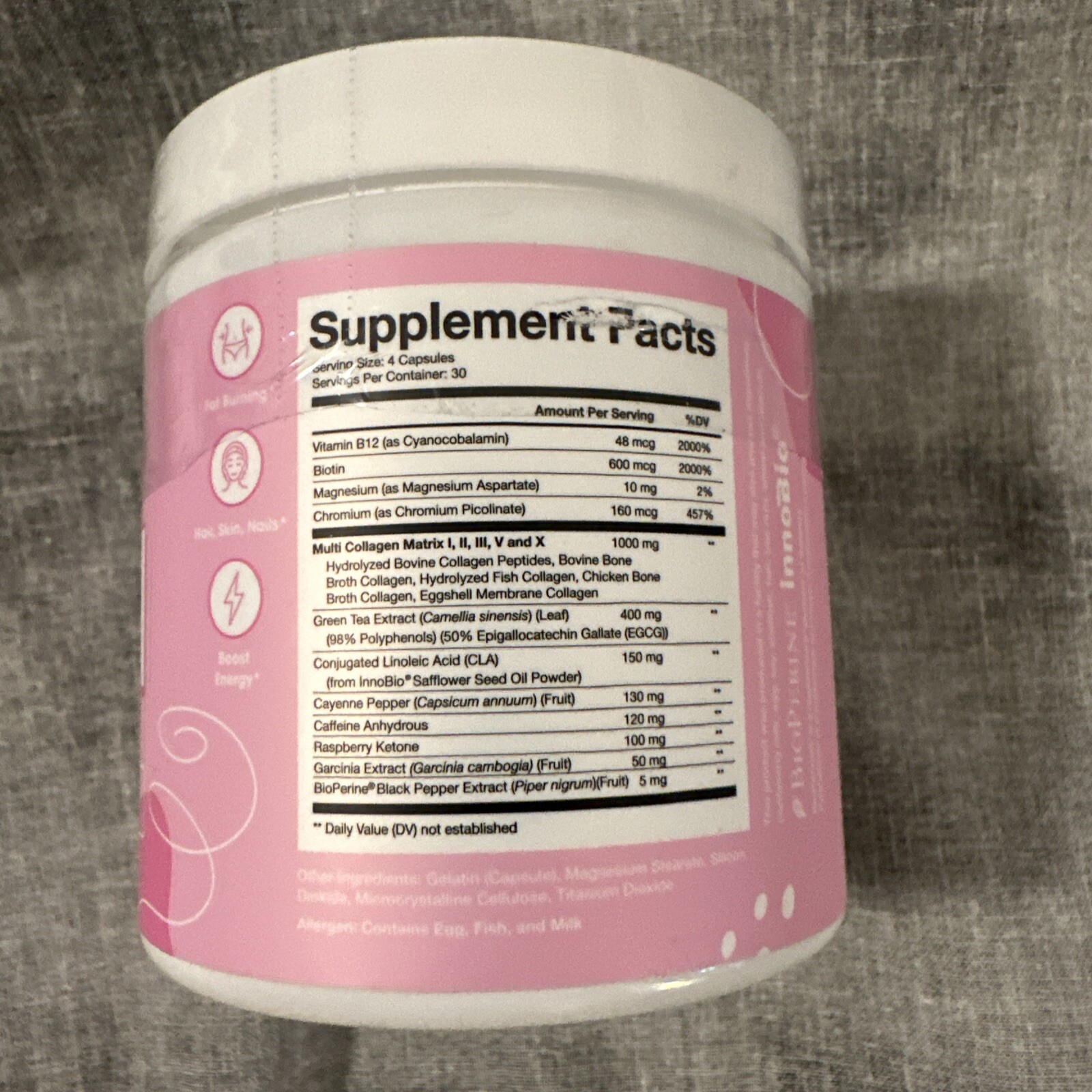 Collagenic Burn, 120 Capsules Exp 5/2027
