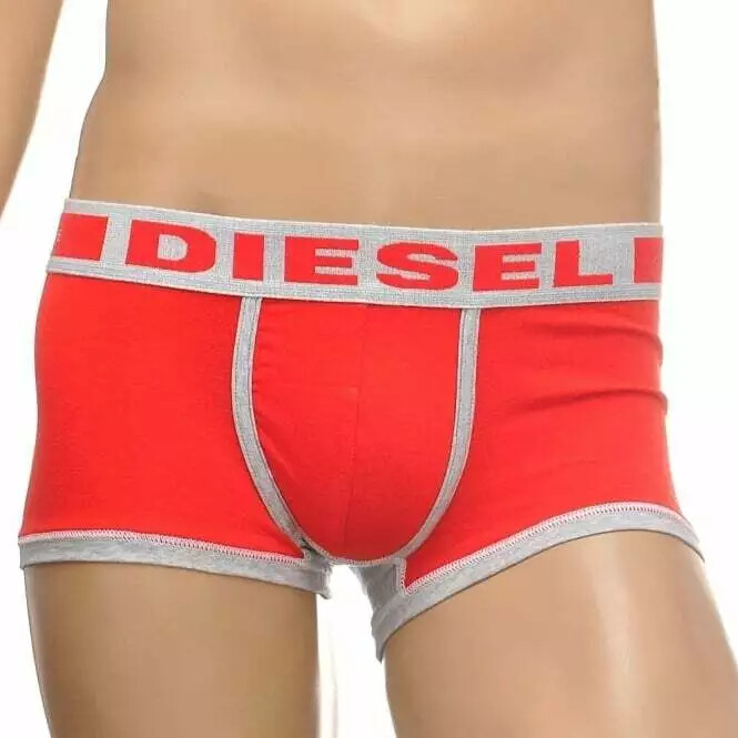 NEW Diesel Hero Fit Fresh & Bright Comfy Skin Friendly Boxer Trunks - Red