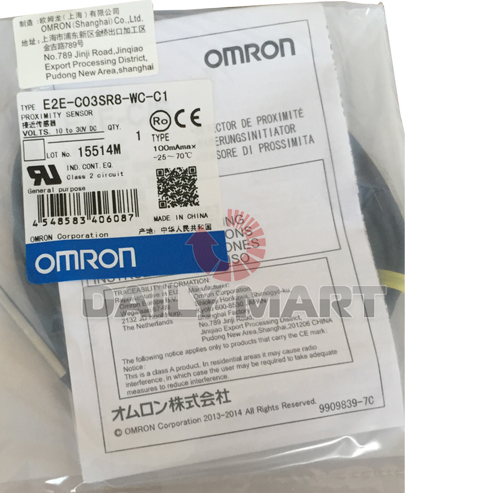 Brand New In Box E2E-C03SR8-WC-C1 E2EC03SR8WCC1 Proximity Sensor