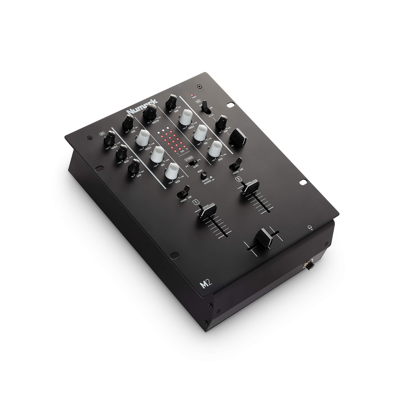 Numark M2 - 2-Channel Scratch DJ Mixer, Rack Mountable with 3-Band EQ, Microp...