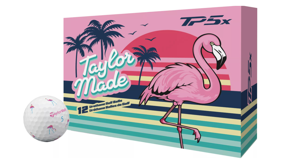 TaylorMade TP5x Pix Flamingo  Limited Edition Golf Ball - 1 (ONE) New Ball