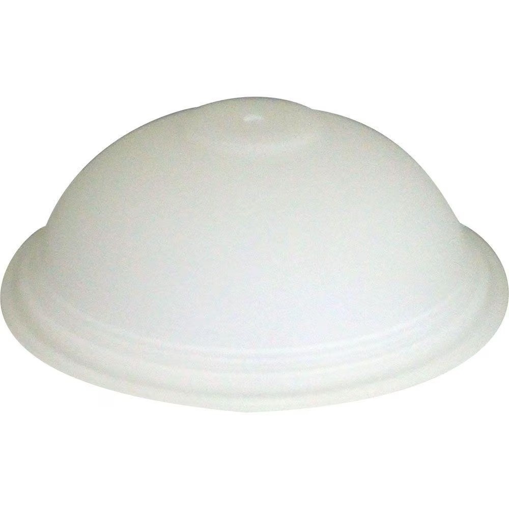 Southwind Brushed Nickel and Matte White Ceiling Fan Replacement Glass Bowl 1PCS