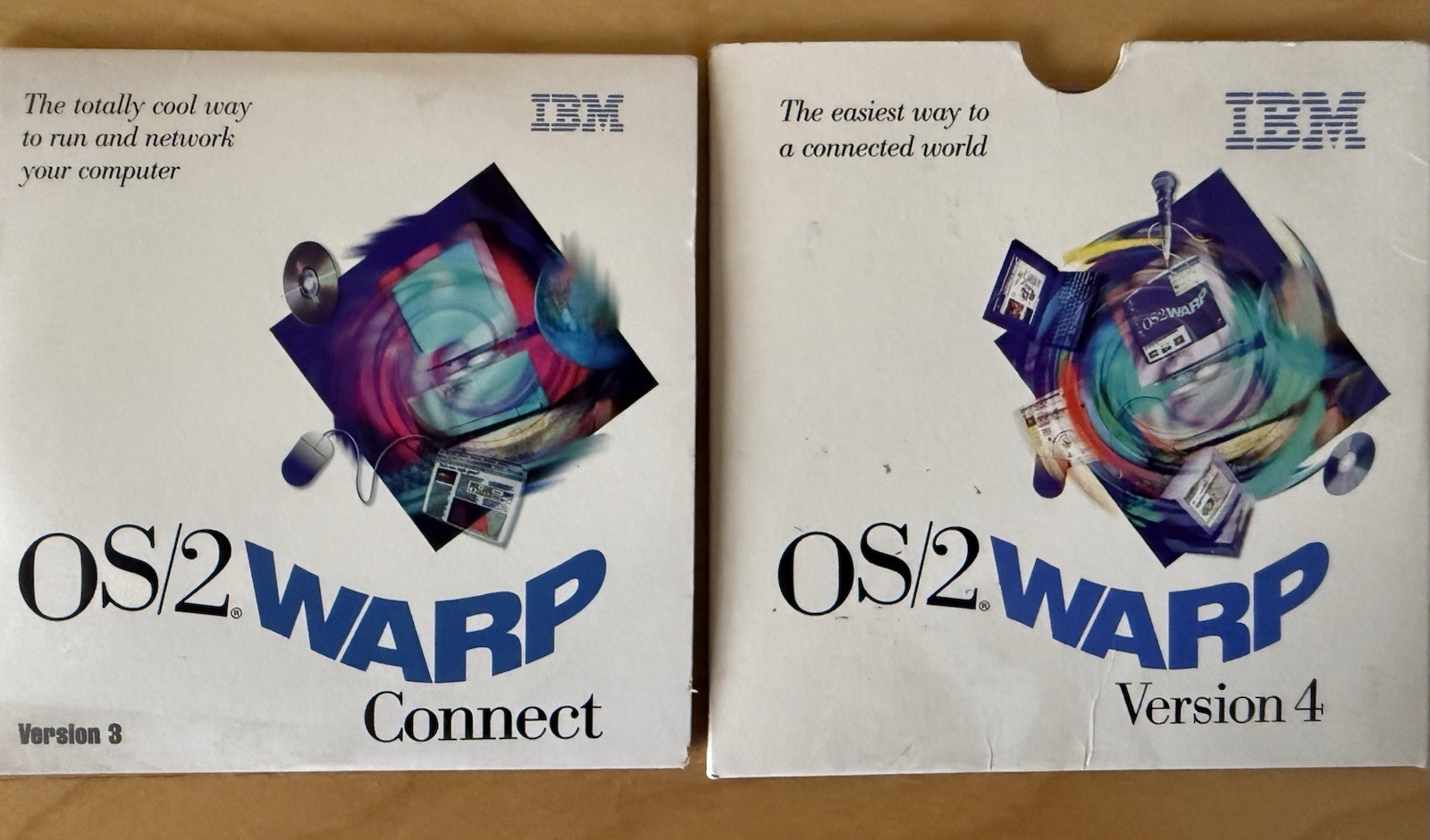 IBM OS/2 Warp Version 3 Operating System Plus Bonus Pak RARE DOS & WIN (GSLF-S)