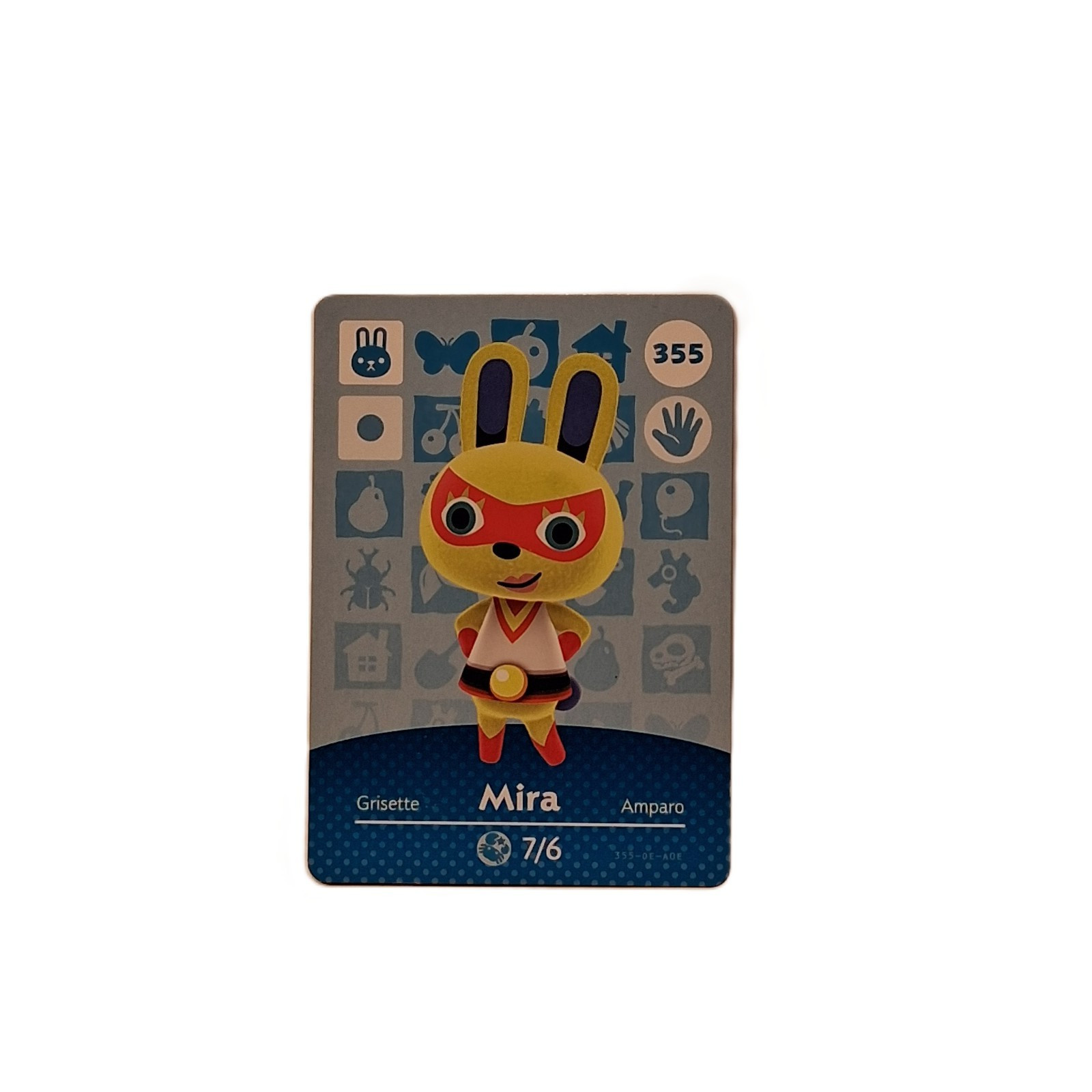 Animal Crossing Amiibo Card.   MIRA #355  Nintendo  EXC Cond.   Free Shipping