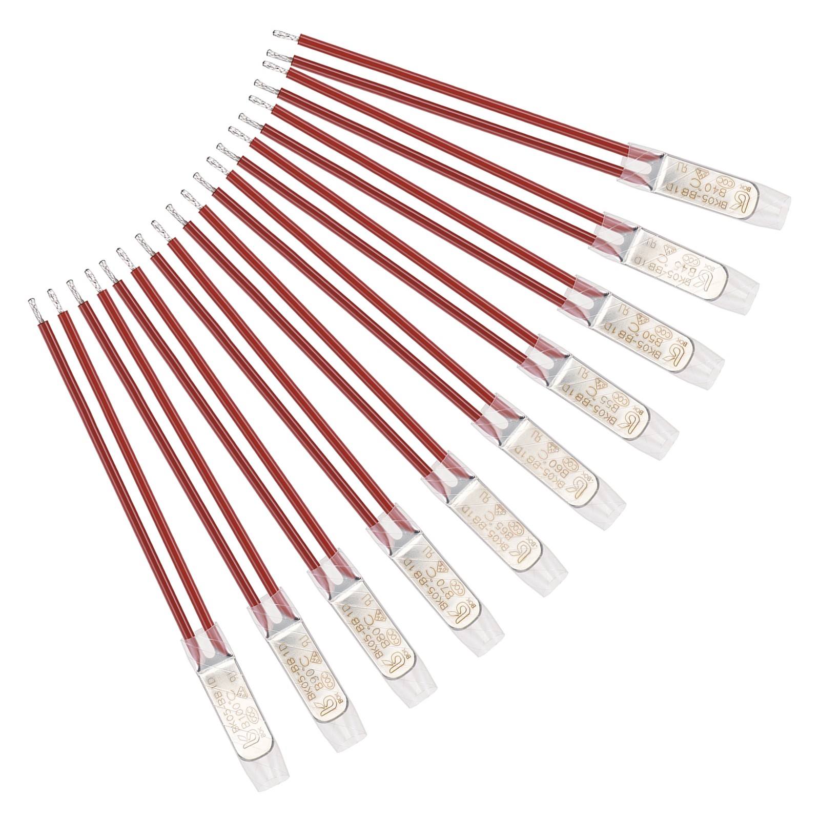 10pcs KSD9700 Thermostat,Normally Close 40-100°C(104-212°F) 10A N.C