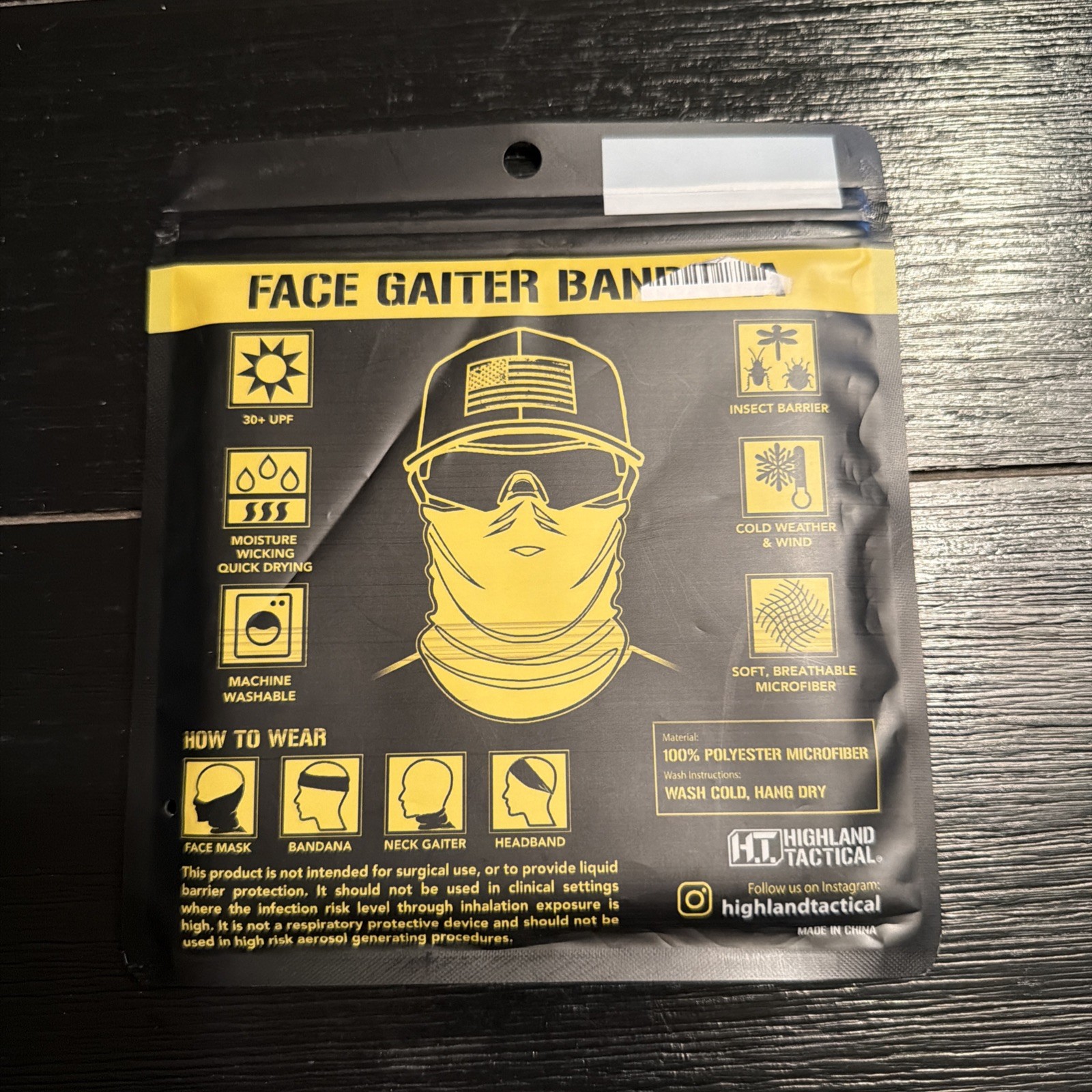 Face Gator Bandana by Highland Tactical
