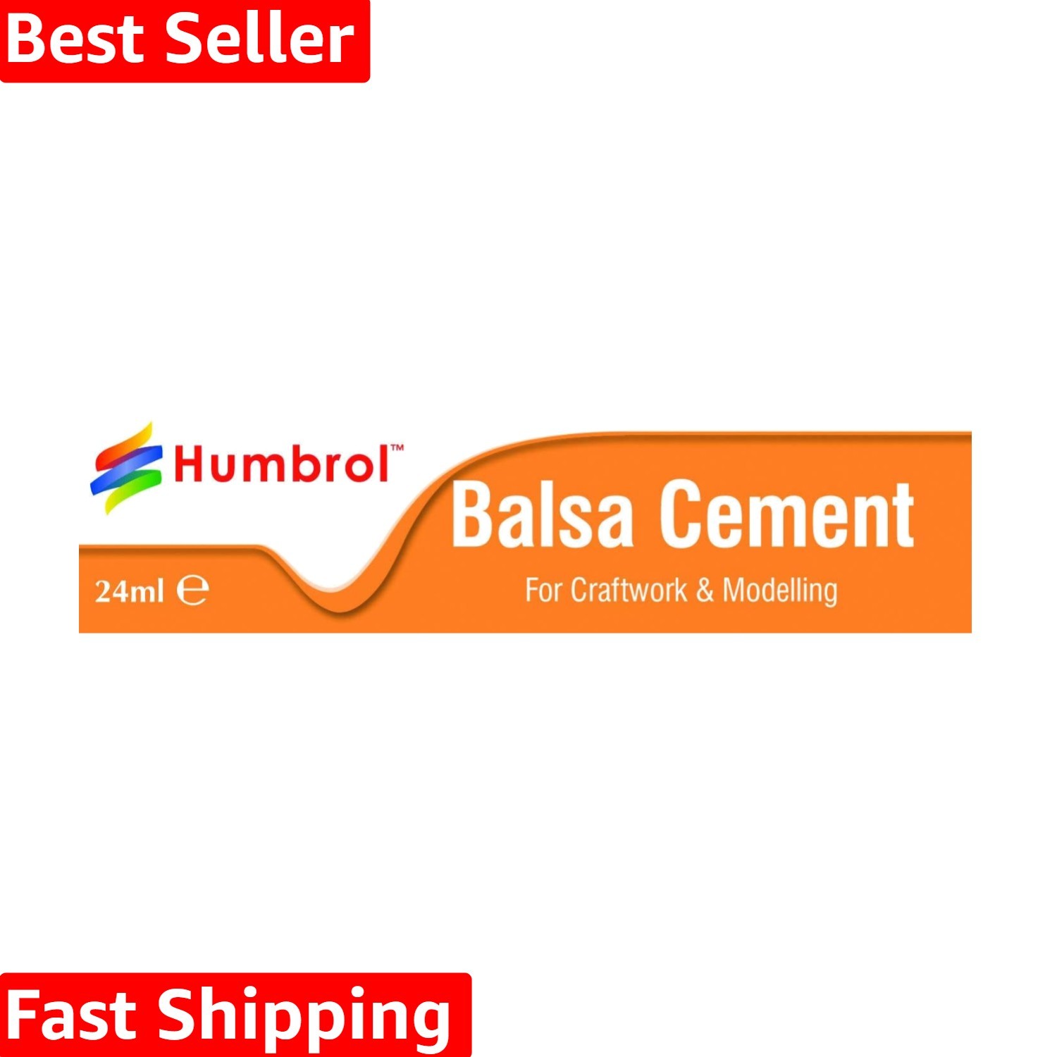 Versatile Balsa Cement 24ml Model Glue – Ideal for Cars, Planes, and Miniatures