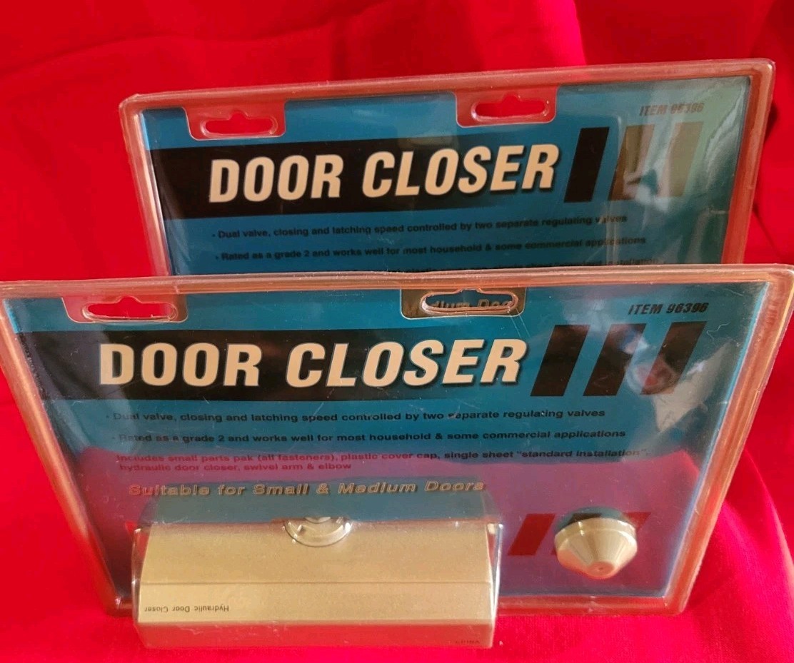2x Hydraulic Door Closers Residential Commercial  Small To Medium Doors Grade 2