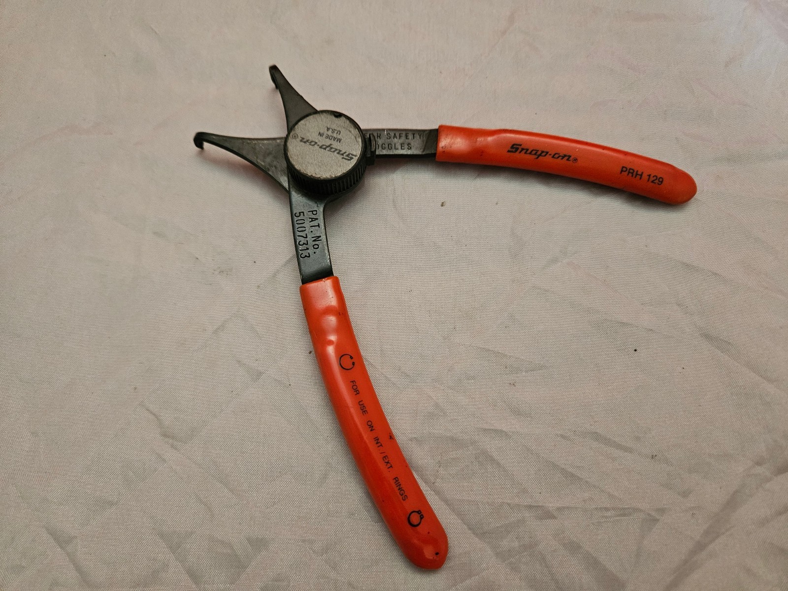 Snap-on PRH129 90 Deg Convertible Internal & External Snap Retaining Ring Pliers