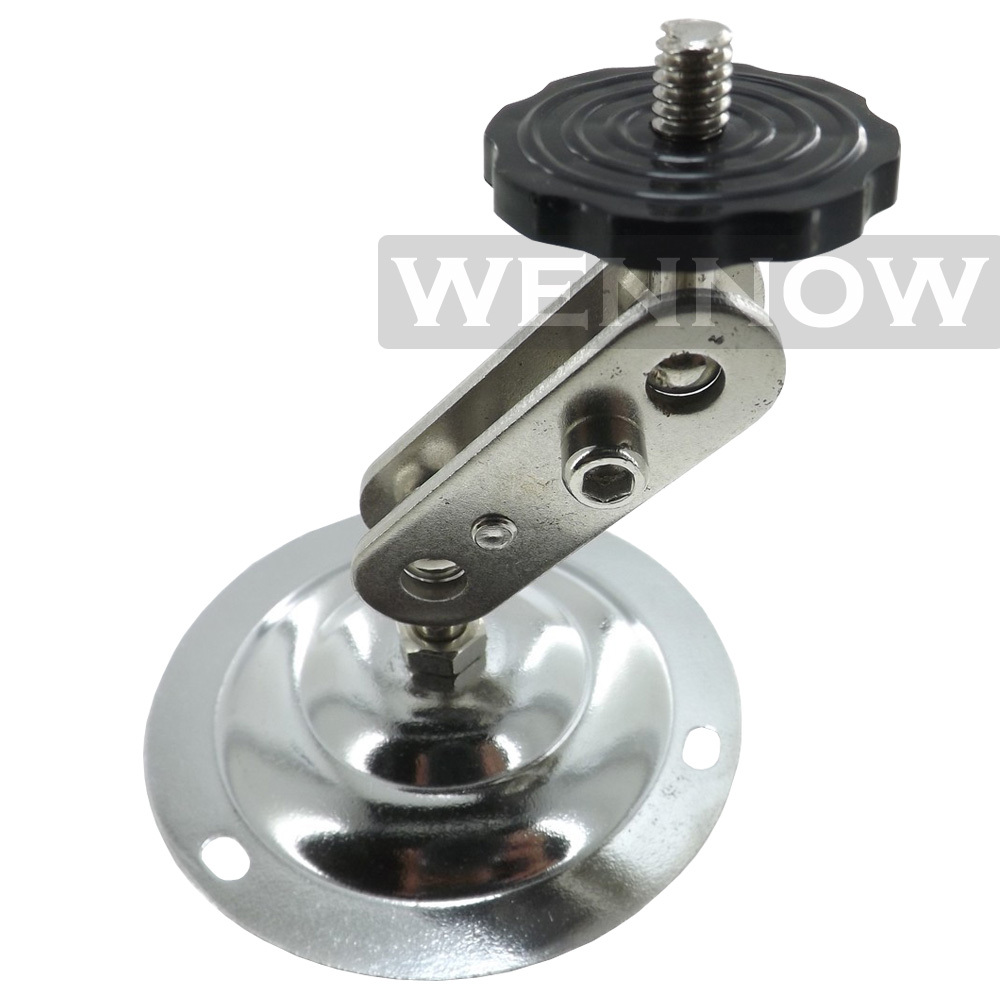 2pc Silver Tone Security CCTV CCD Camera Wall Mount Bracket Metal Stand