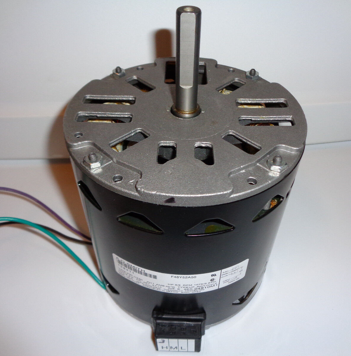 AO Smith S1 02425973000 3/4 HP 1075 RPM 208-230V, 3SP Blower Motor F48Y52A50 NEW