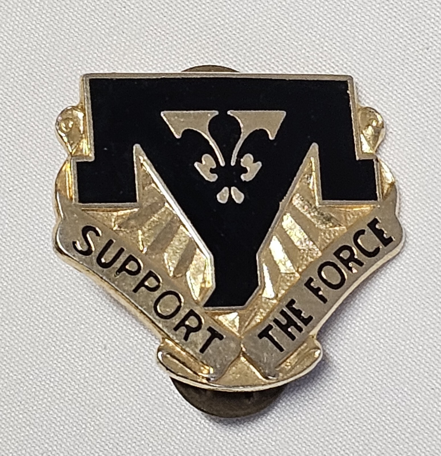 Vintage Support The Force US Military Insignia Pin 544 Maintenance Unit Insignia