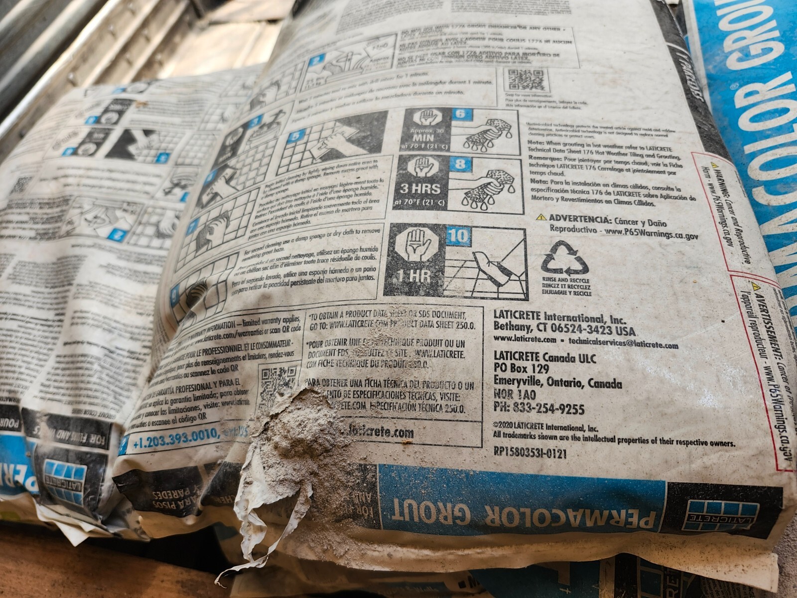 Laticrete PermaColor Grout - Sterling Silver 25lbs OPEN BOX