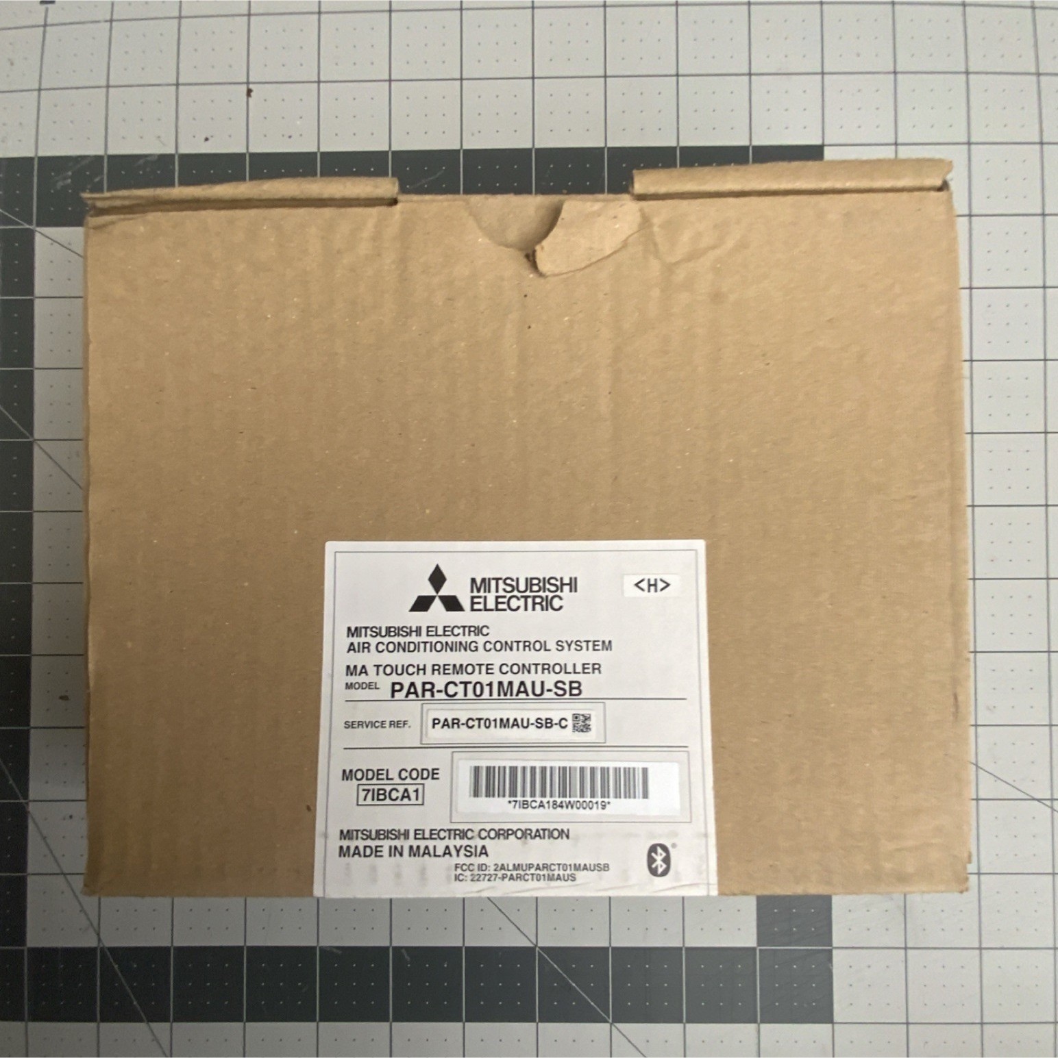Mitsubishi Electric PAR-CT01MAU-SB MA Touch Remote Controller 7IBCA1