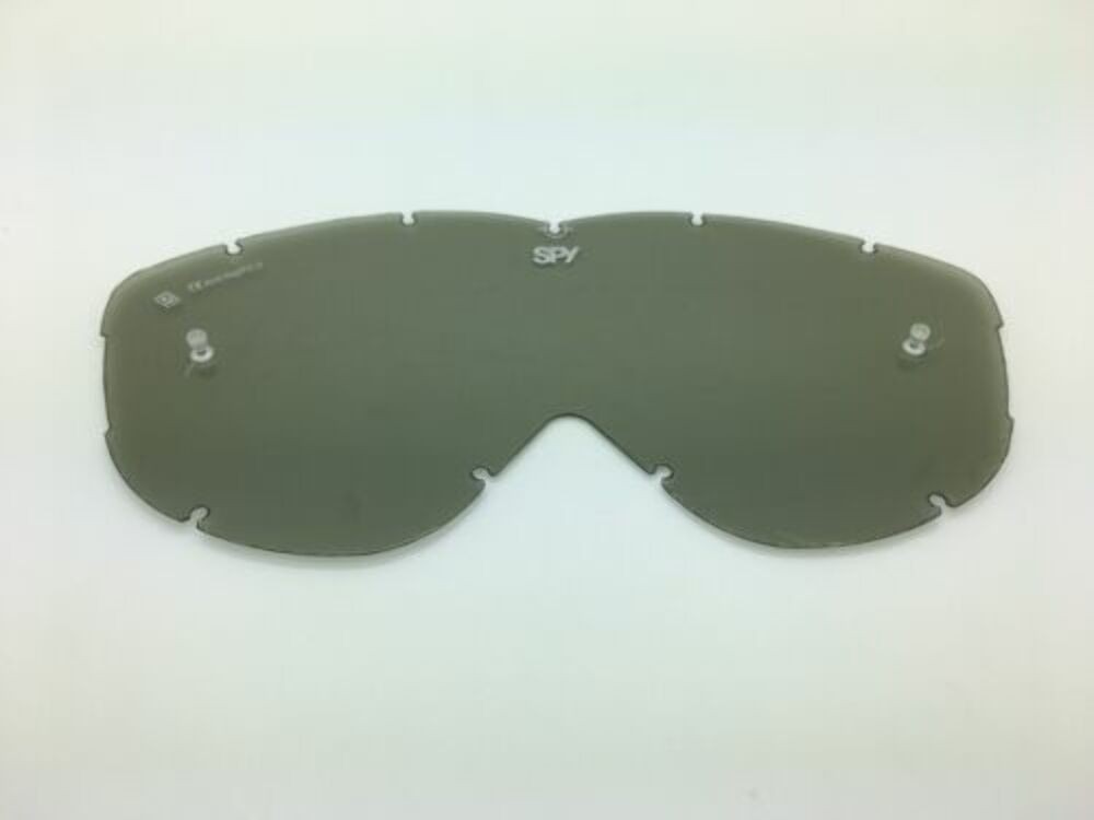 QTY 4 | SPY+ Optic Alloy Smoke Anti-Fog Goggle Lens w/ Frame Posts 92018000210